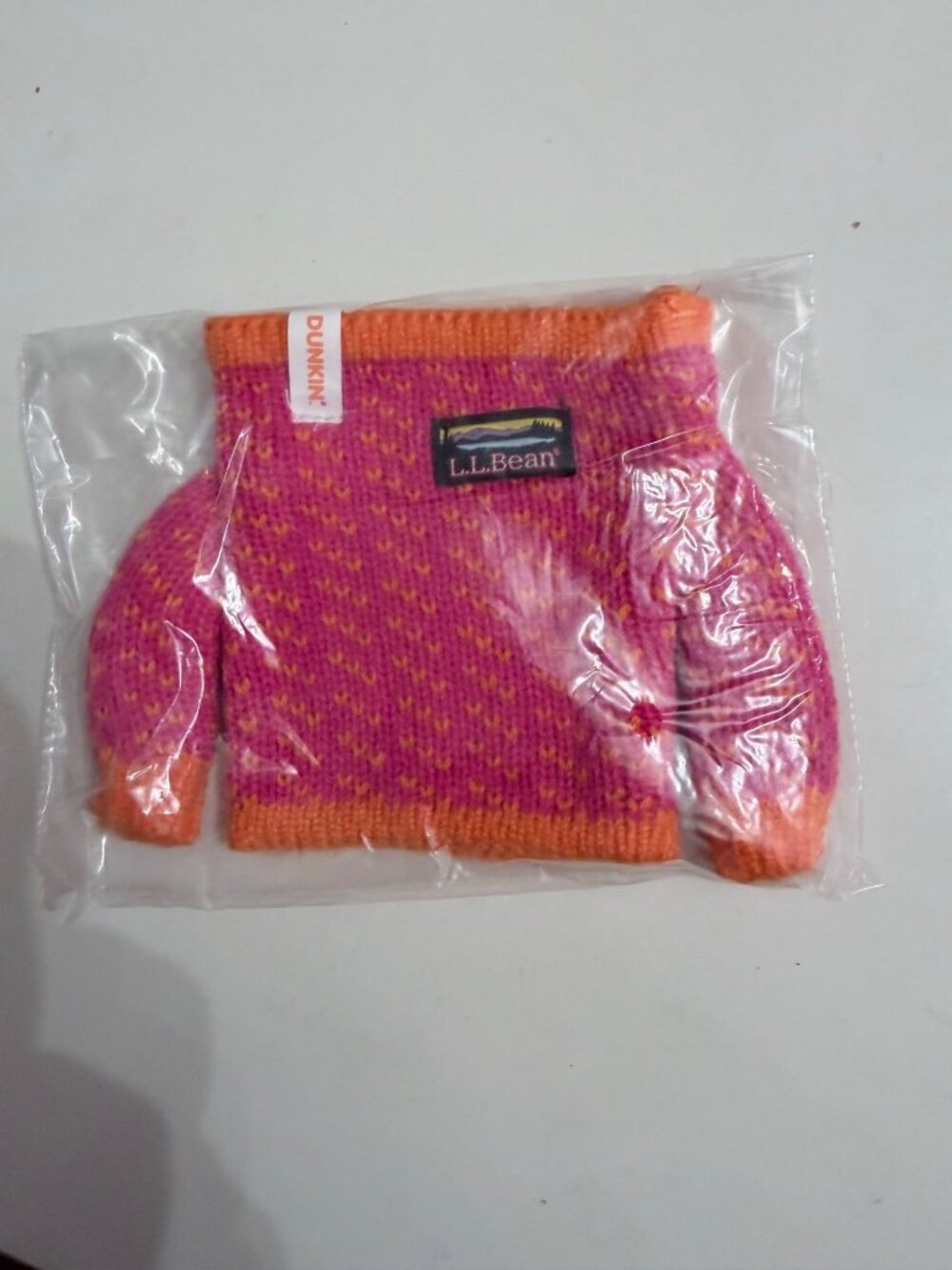 Dunkin’ x L.L.Bean Birdseye Sweater Cup Sleeve 2026 Limited Edition